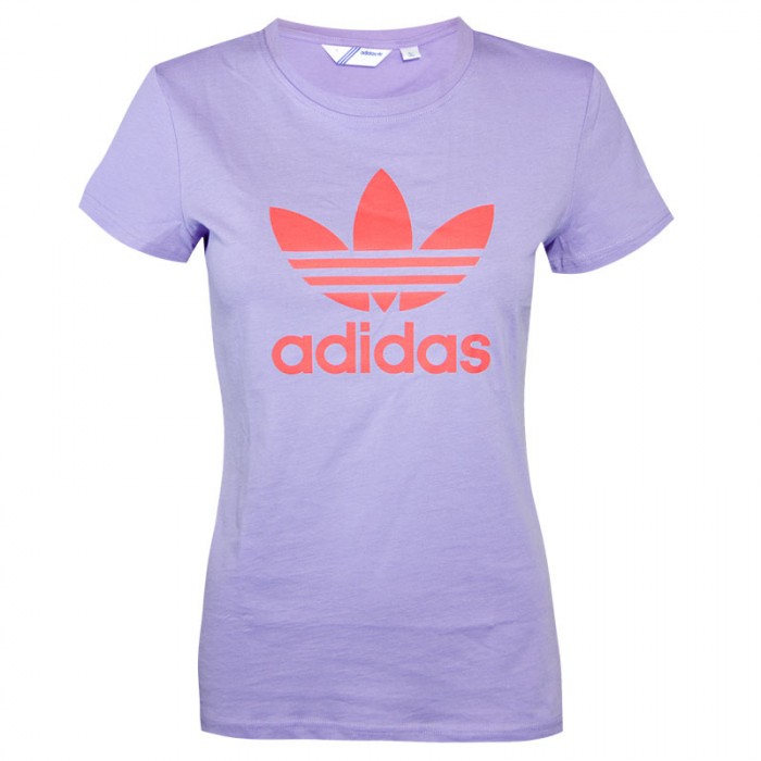 Adidas T-Shirt Adi Tee Trefoil MedPurple