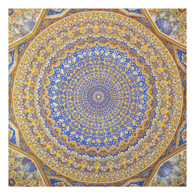 Aluminium Print - Wandbild Dome of the Mosque - Quadrat 1:1