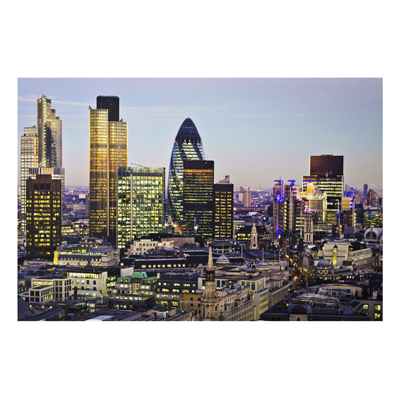 Aluminium Print - Wandbild London City - Quer 2:3