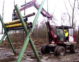 Bagger Fahren