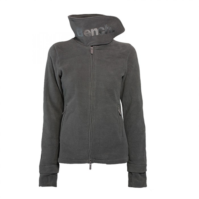 Bench Sweatjacke Funnel Neck Fleece d.br