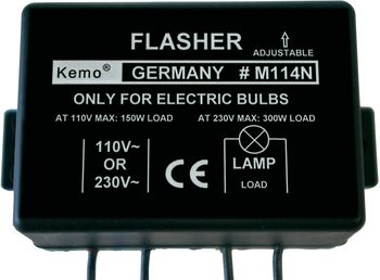 BLINKGEBER MIT EINSTELLBARER BLINKFOLGE