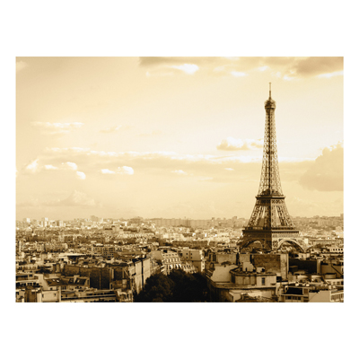 Forex Fine Art Print - Wandbild I Love Paris - Quer 3:4