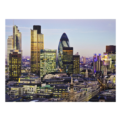 Forex Fine Art Print - Wandbild London City - Quer 3:4