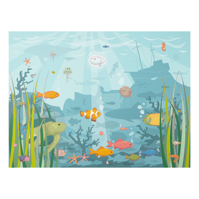 Forex Fine Art Print - Wandbild No.EK57 Meereslandschaft - Quer 3:4