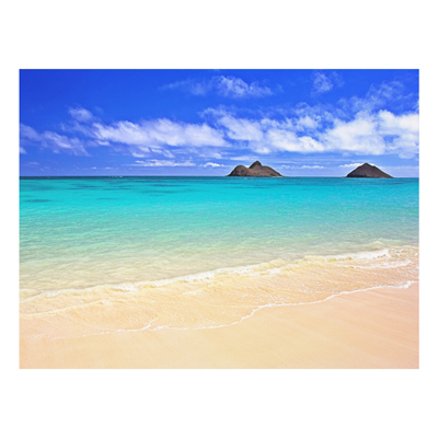 Forex Fine Art Print - Wandbild Paradise Beach - Quer 3:4