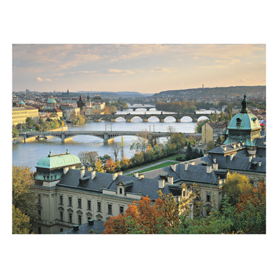Forex Fine Art Print - Wandbild Prag - Quer 3:4