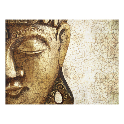 Forex Fine Art Print - Wandbild Vintage Buddha - Quer 3:4