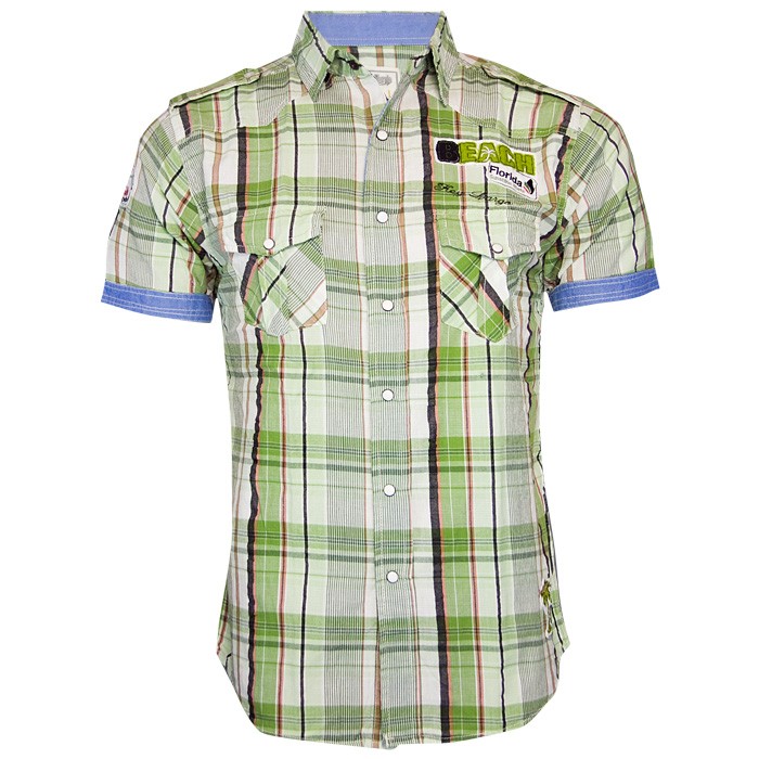 Key Largo Hemd Souvenir Green