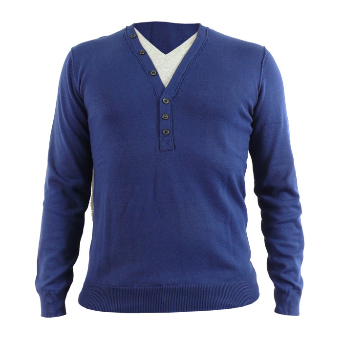 Key-Largo Strickpullover ST Texas button