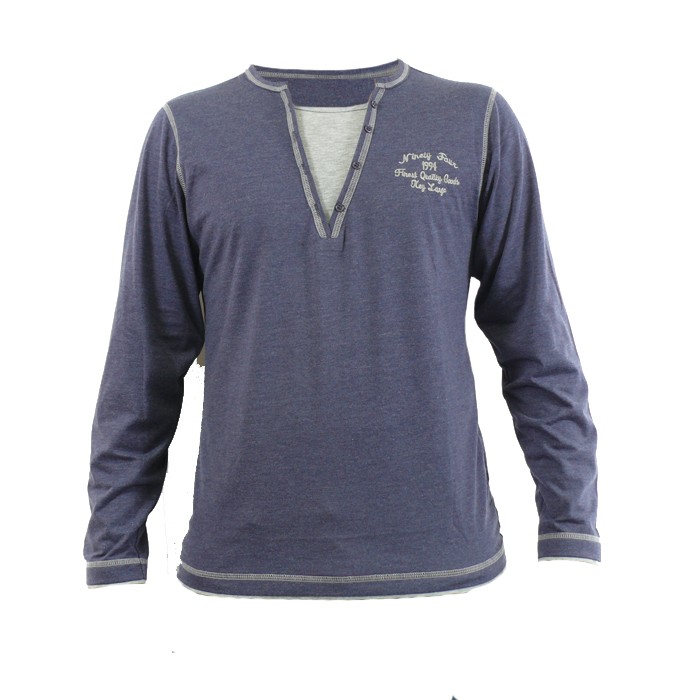 KeyLargo T-Shirt langarm BOB Blue Mel.
