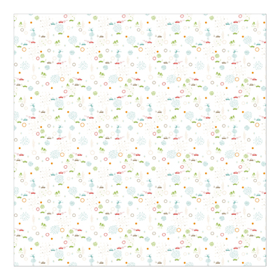 Kindertapeten - Vliestapeten - Green City Streets - Fototapete Quadrat