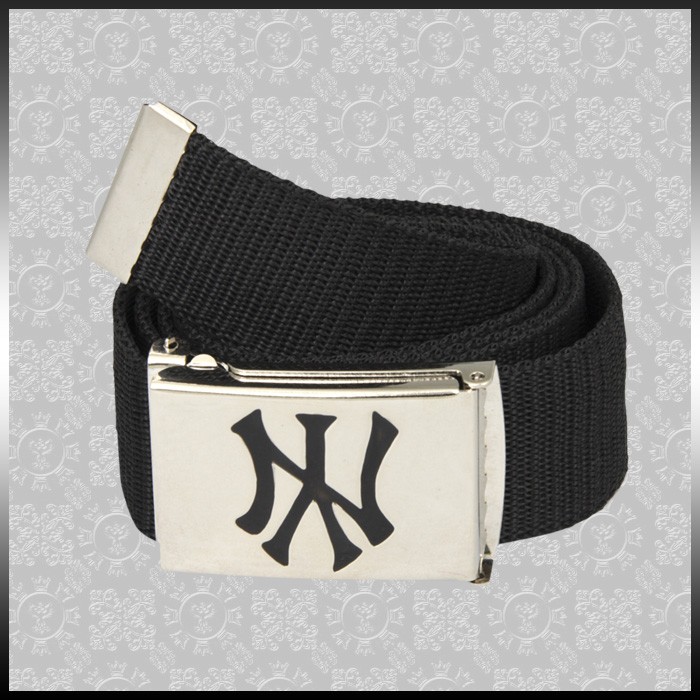 Majour League Baseball Woven Belt NY Blk