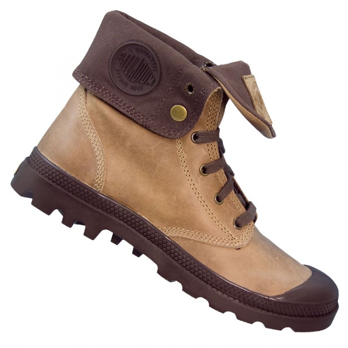 Palladium Schuh Baggy Leather Walnut