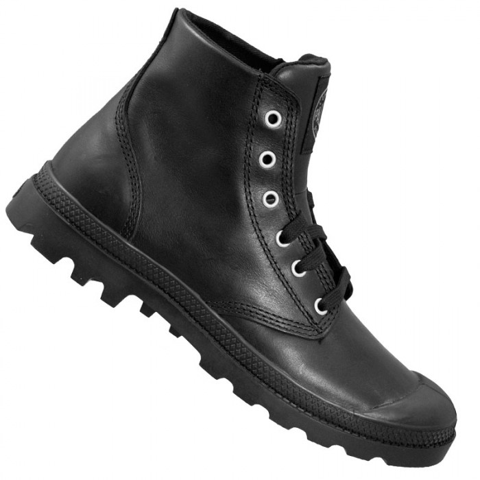 Palladium Schuh Pampa Hi Leather Black