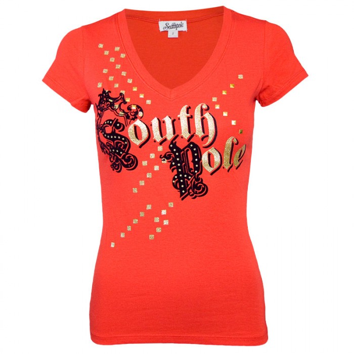 Southpole Ladies T-Shirt 1150 Rot