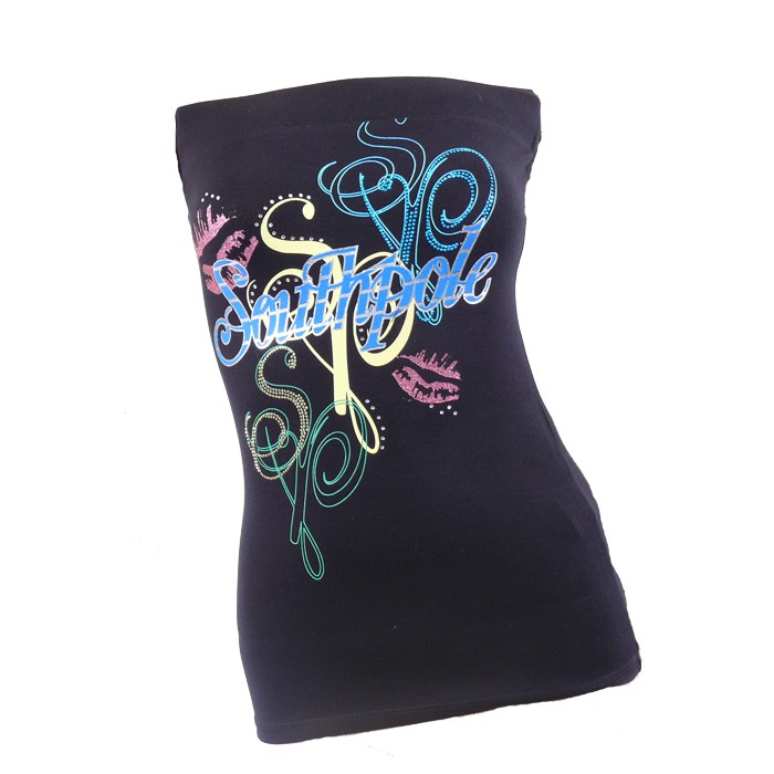Southpole Ladies Tube Top 1035 Black