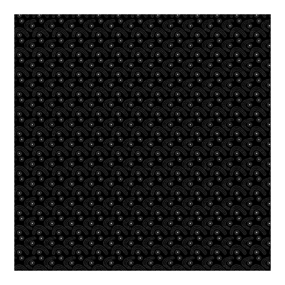 Vliestapete - Dunkles Aborigine Punktmuster - Mustertapete Quadrat