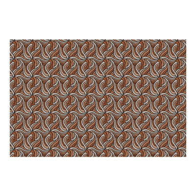 Vliestapete - Holzschnitt in Braun - Fototapete Breit