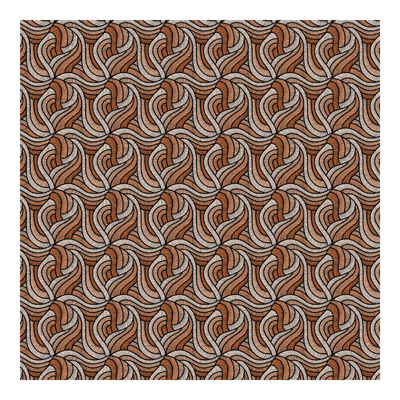 Vliestapete - Holzschnitt in Braun - Fototapete Quadrat