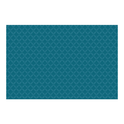 Vliestapete - Petrol Barock - Mustertapete Breit