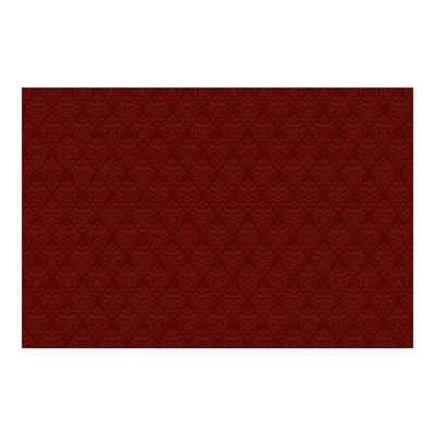 Vliestapete - Roter Französischer Barock - Mustertapete Breit