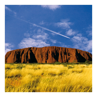 Vliestapete - Uluru - Fototapete Quadrat